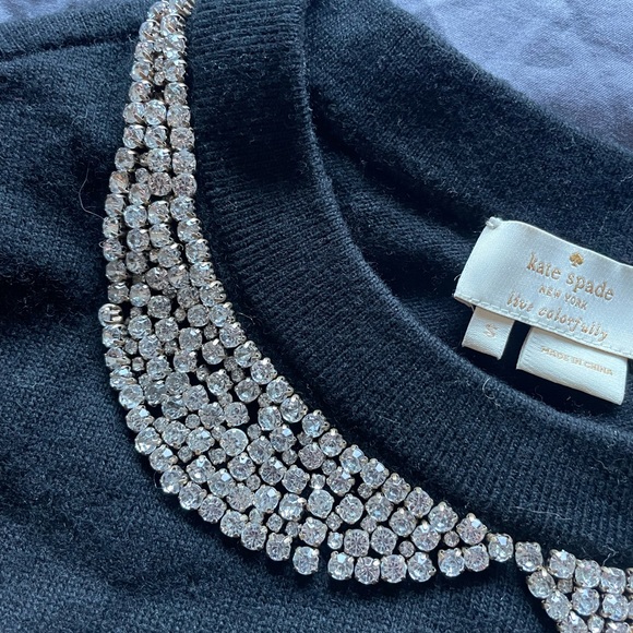 Kate spade sweater with jeweled collar - Picture 5 of 7
